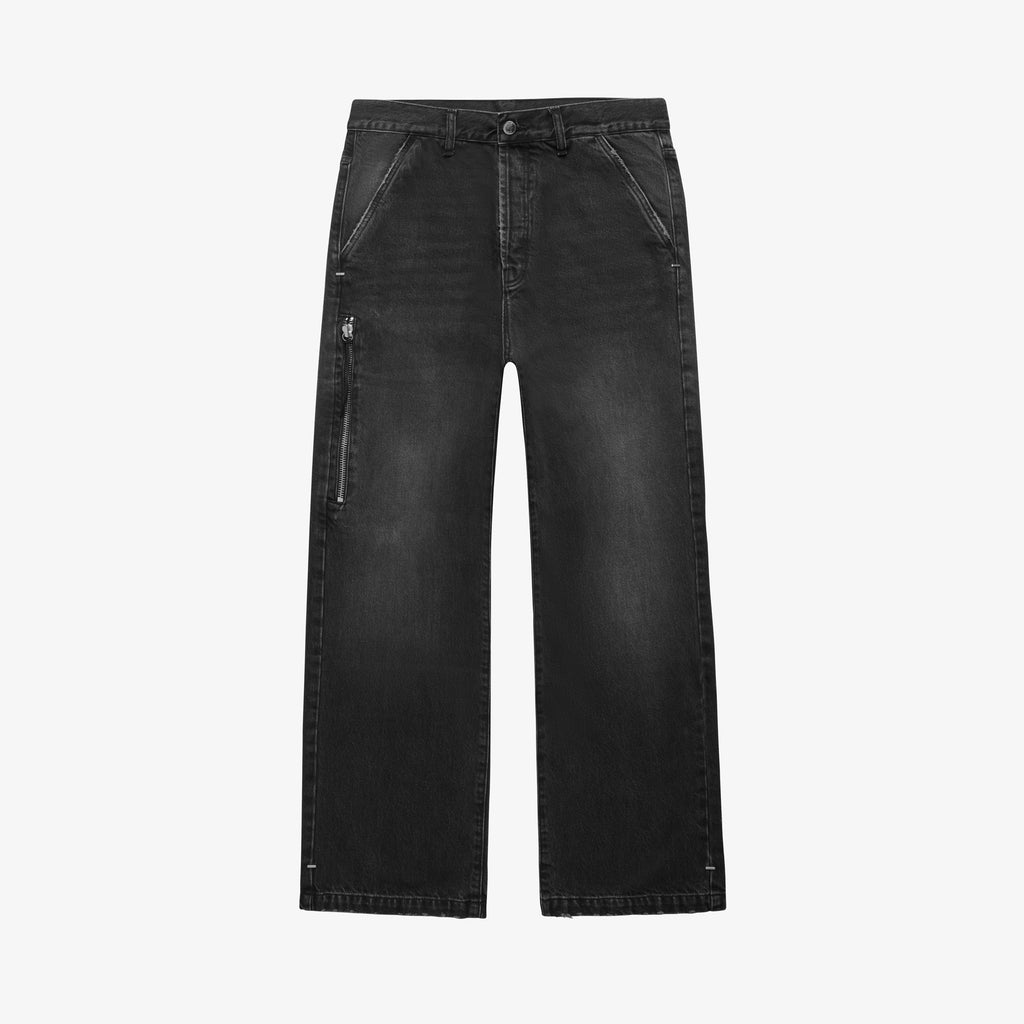 CROSS POCKET PHRASE JEANS - ASKYURSELF
