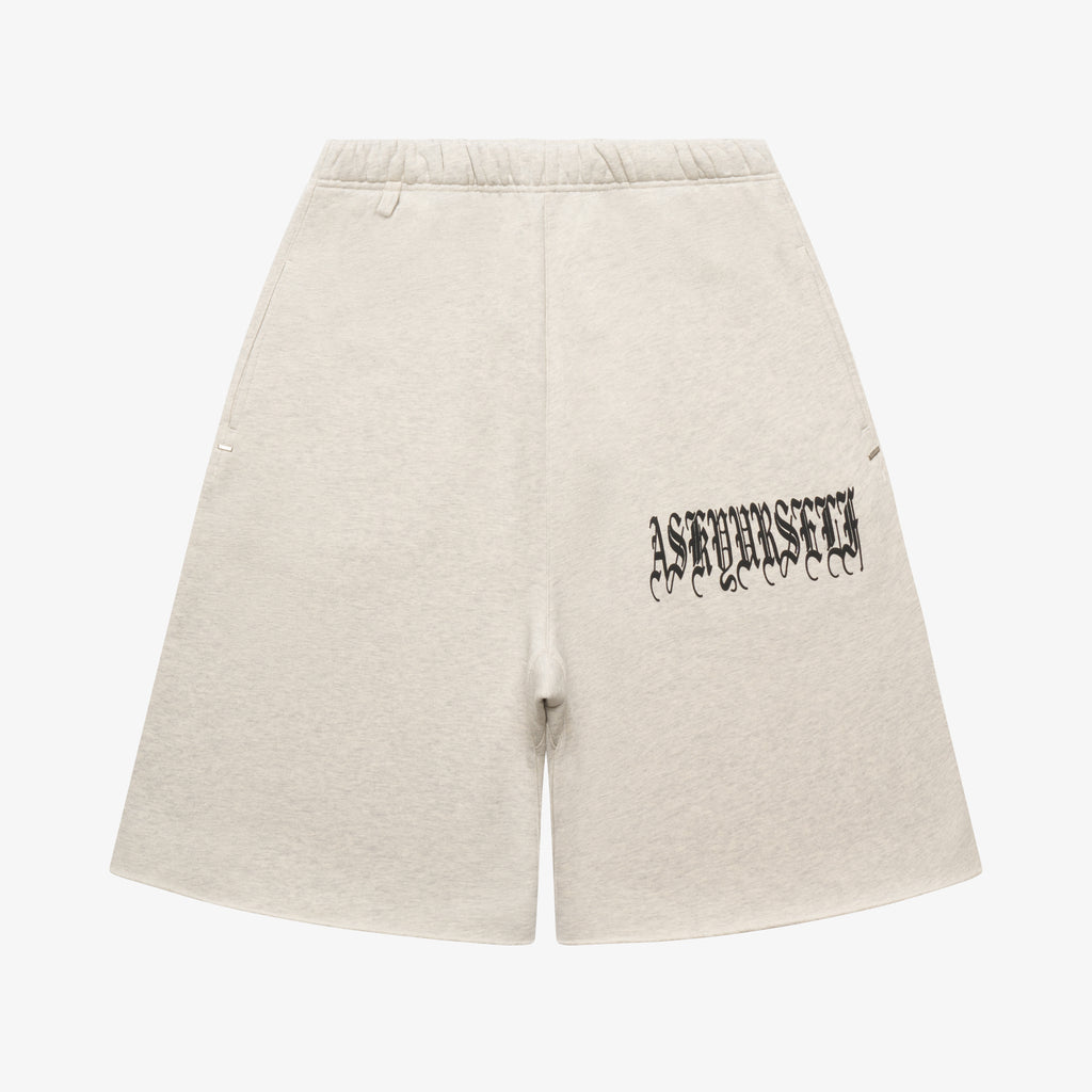 GOTH VINTAGE BAGGY FLEECE SHORTS- ASKYURSELF