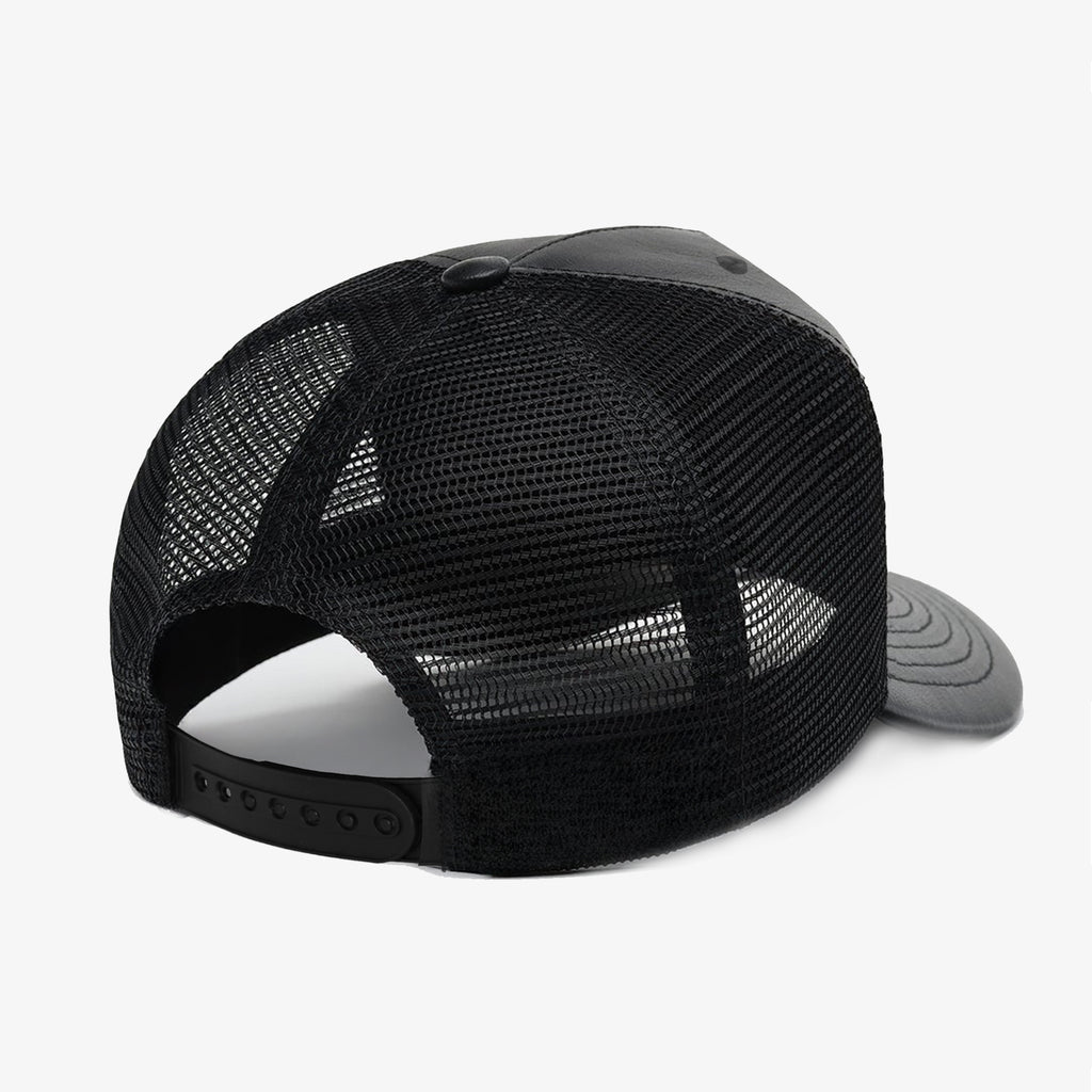 ASKYURSELF/CROSS/GOTH LOGO TRUCKER メッシュ キャップ GOTH LEATHER TRUCKER CAP - ASKYURSELF