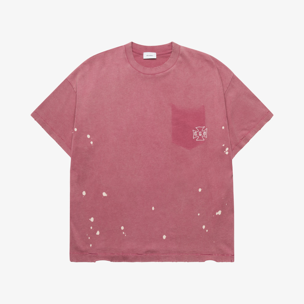 STAINED POCKET T - ASKYURSELF