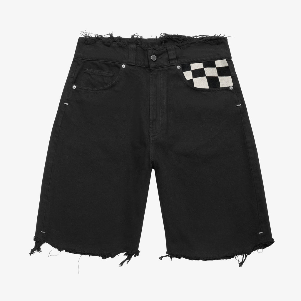 パンツ Supreme 25SS Baggy Denim Short Black 32 Buy Supreme Frayed Croc Baggy Denim Short 'Black' - SS25SH25