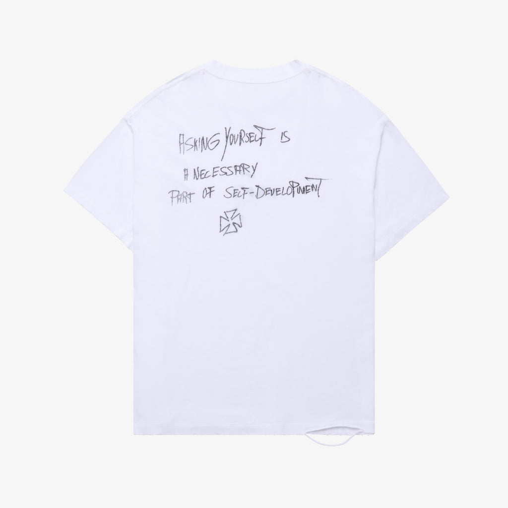 ASKYURSELF CREDO SUMMER T-SHIRT White M ASKYURSELF CREDO SUMMER T-SHIRT White M