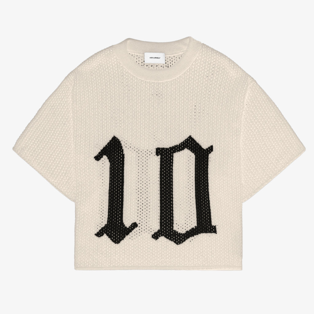 ASKYURSELF アスクユアセルフ CROPPED KNIT MESH OE JERSEY CROPPED KNIT MESH OE JERSEY - ASKYURSELF