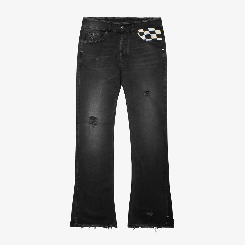パンツ JEANS FLARE FIT BAGGY FLARE FIT BAGGY JEANS - Mid-blue | ZARA United States