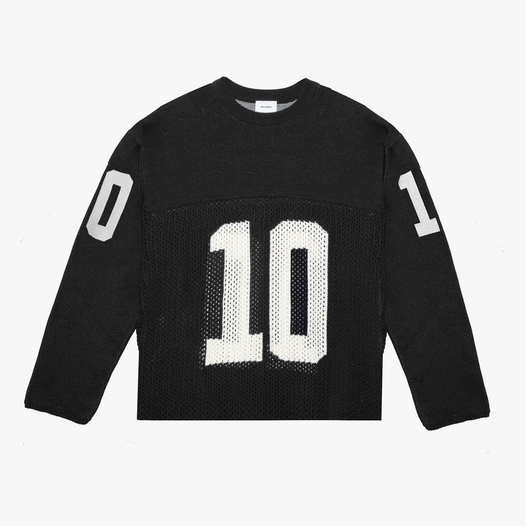 KNIT MESH JERSEY LS - ASKYURSELF