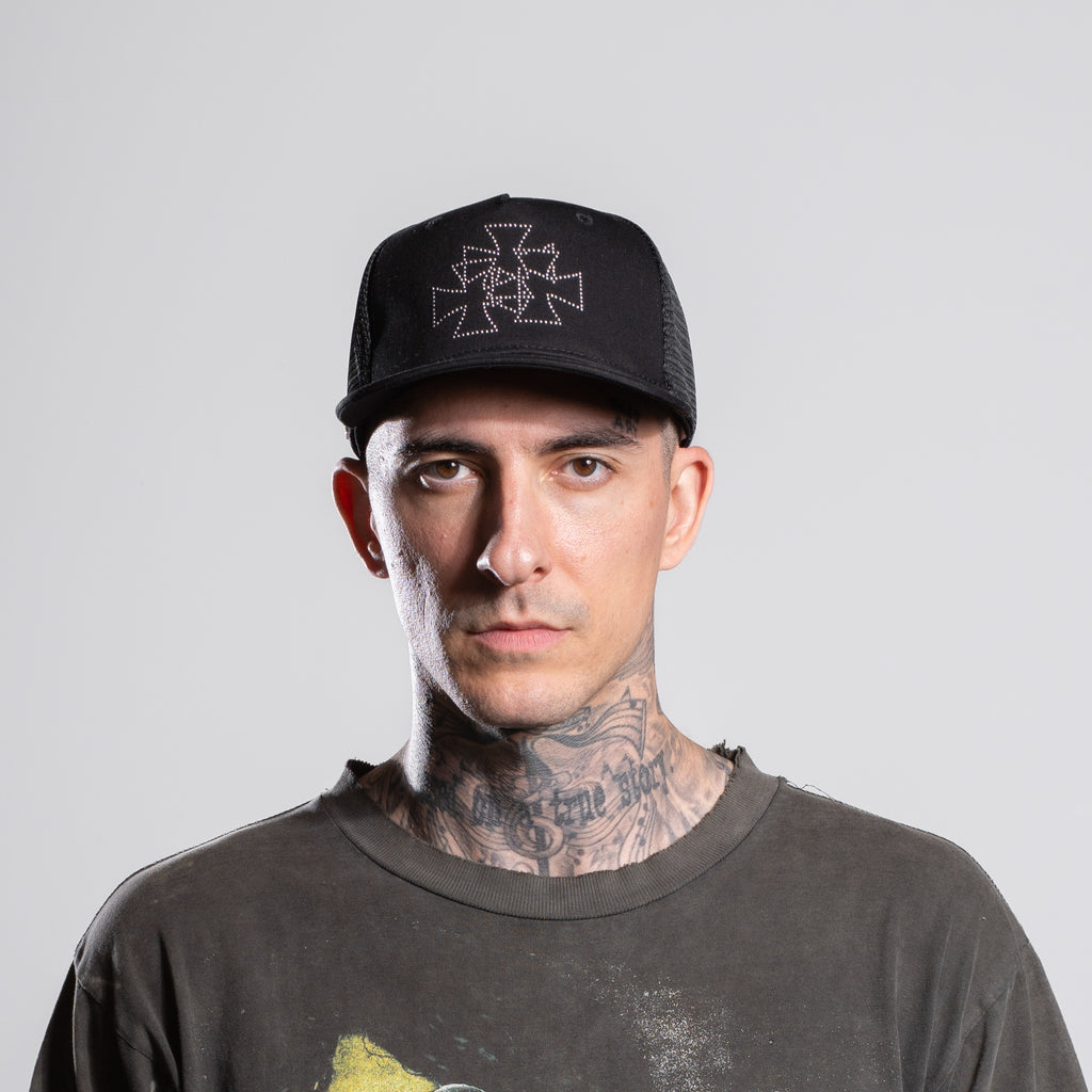 帽子 ASKYURSELF / cross studs trucker CROSS STUDS TRUCKER - ASKYURSELF