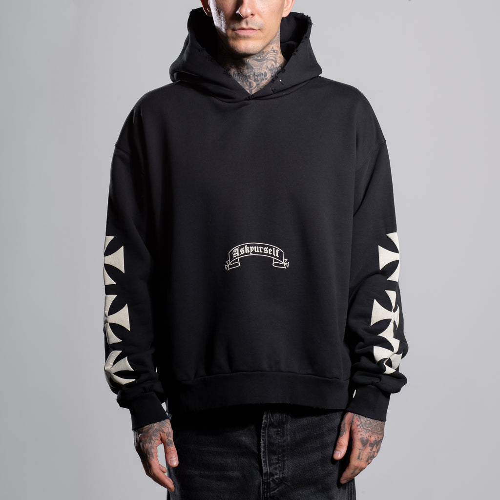 OG CROSS HOODIE - ASKYURSELF