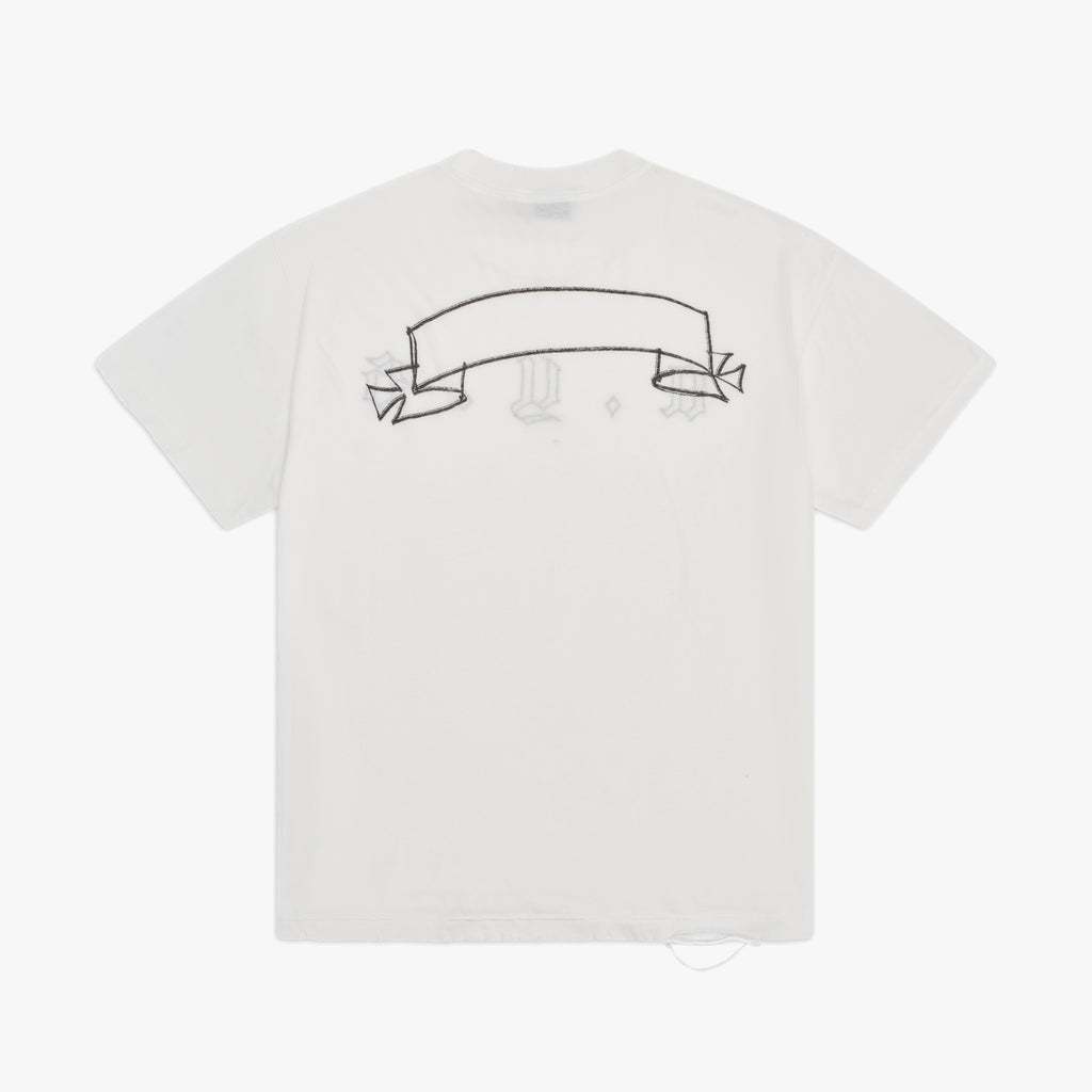 ASKYURSELF 半袖 Tシャツ MARKED DISTRESSED SUMMER T MARKED DISTRESSED SUMMER T - ASKYURSELF