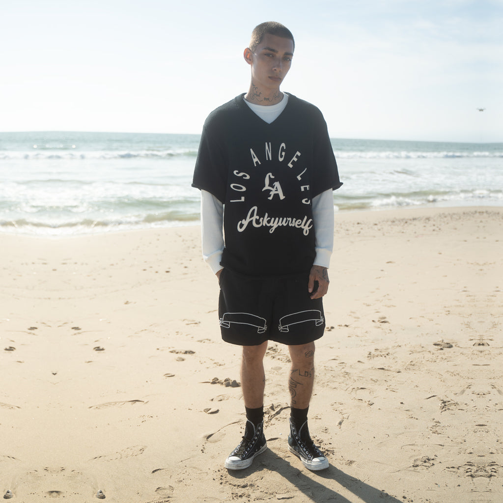 ［未使用］ASKYURSELF WARM UP KNIT JERSEY ニット WARM UP KNIT JERSEY - ASKYURSELF