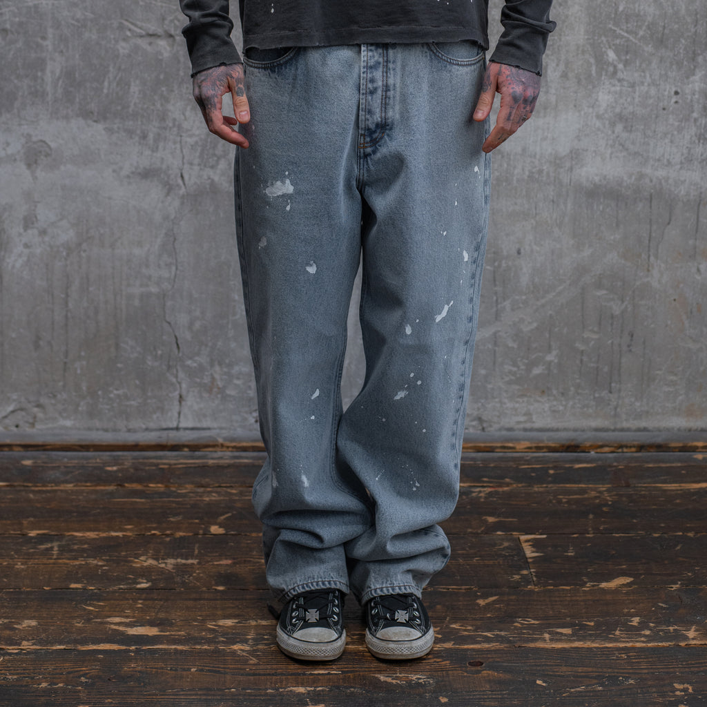 PAINT SPLATTER BAGGY JEANS - ASKYURSELF