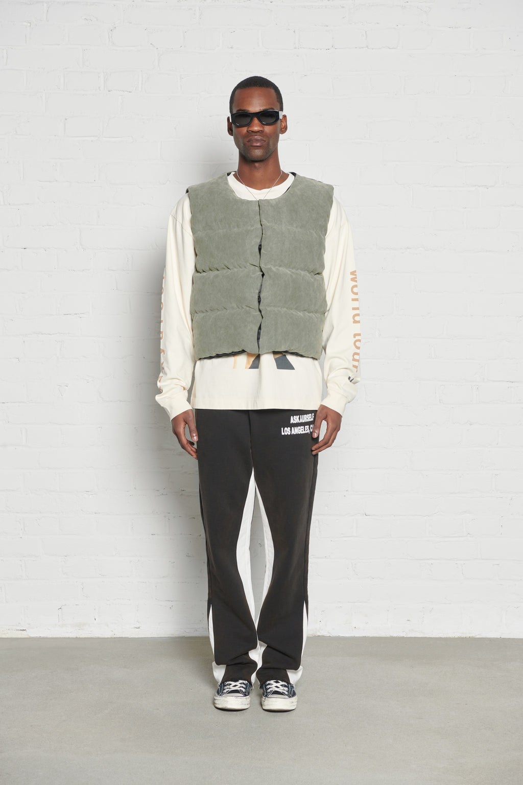 MILITARY CANVAS PUFFER VEST - ASKYURSELF