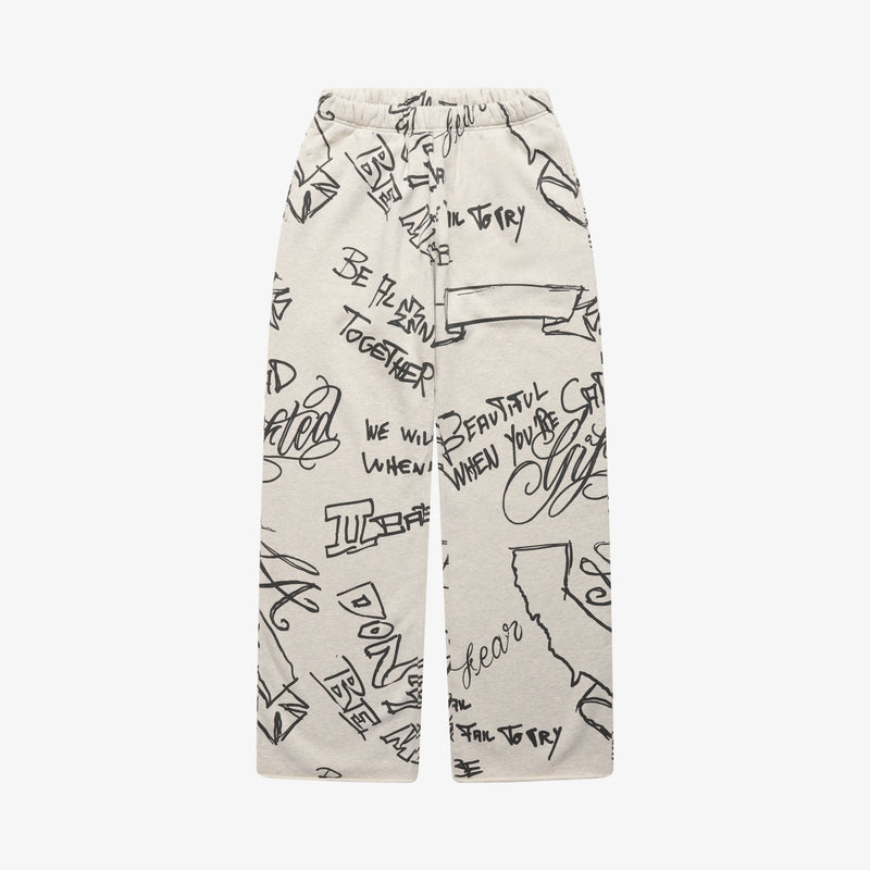 SCRIBBLE VINTAGE JOGGER