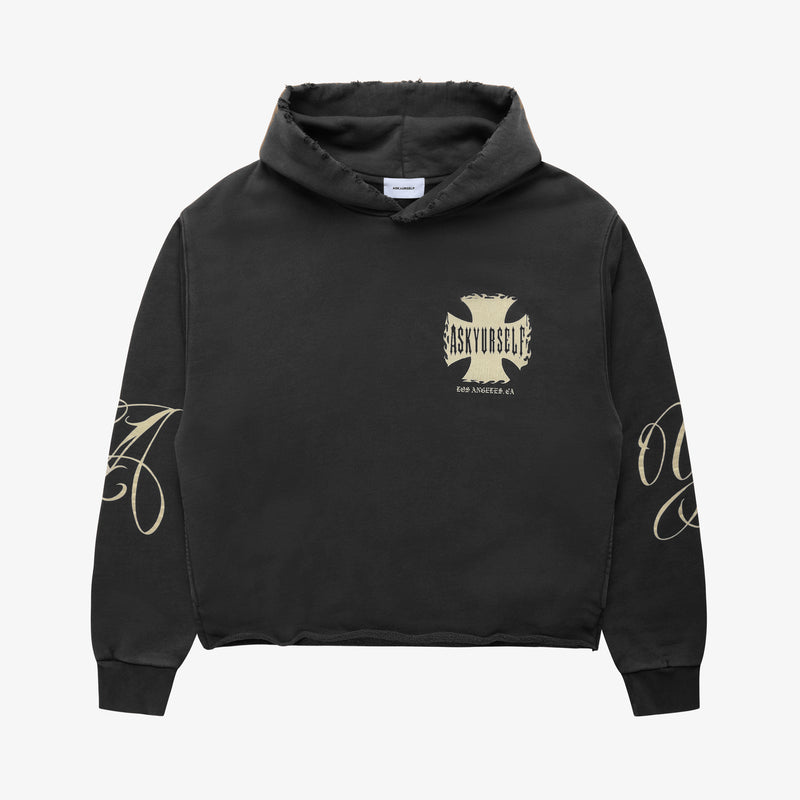 RAW AY CROSS HOODIE