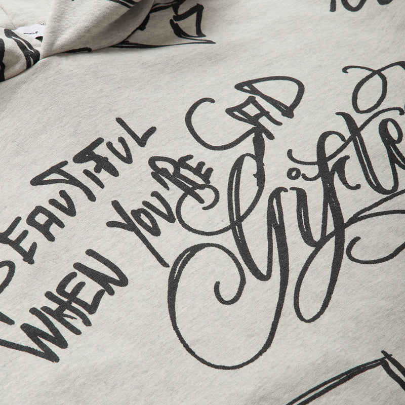SCRIBBLE VINTAGE HOODIE