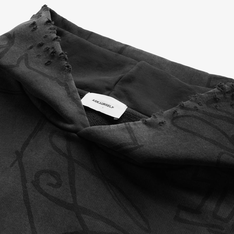 SCRIBBLE VINTAGE HOODIE