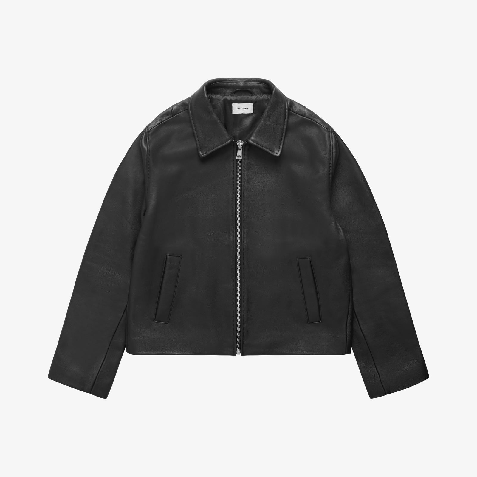 PHRASE RIDER LEATHER JACKET - ASKYURSELF
