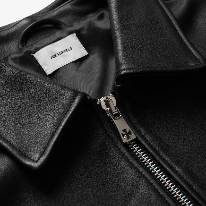 PHRASE RIDER LEATHER JACKET