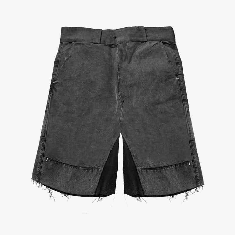 REWORKED CANVAS BAGGY WORK SHORTS