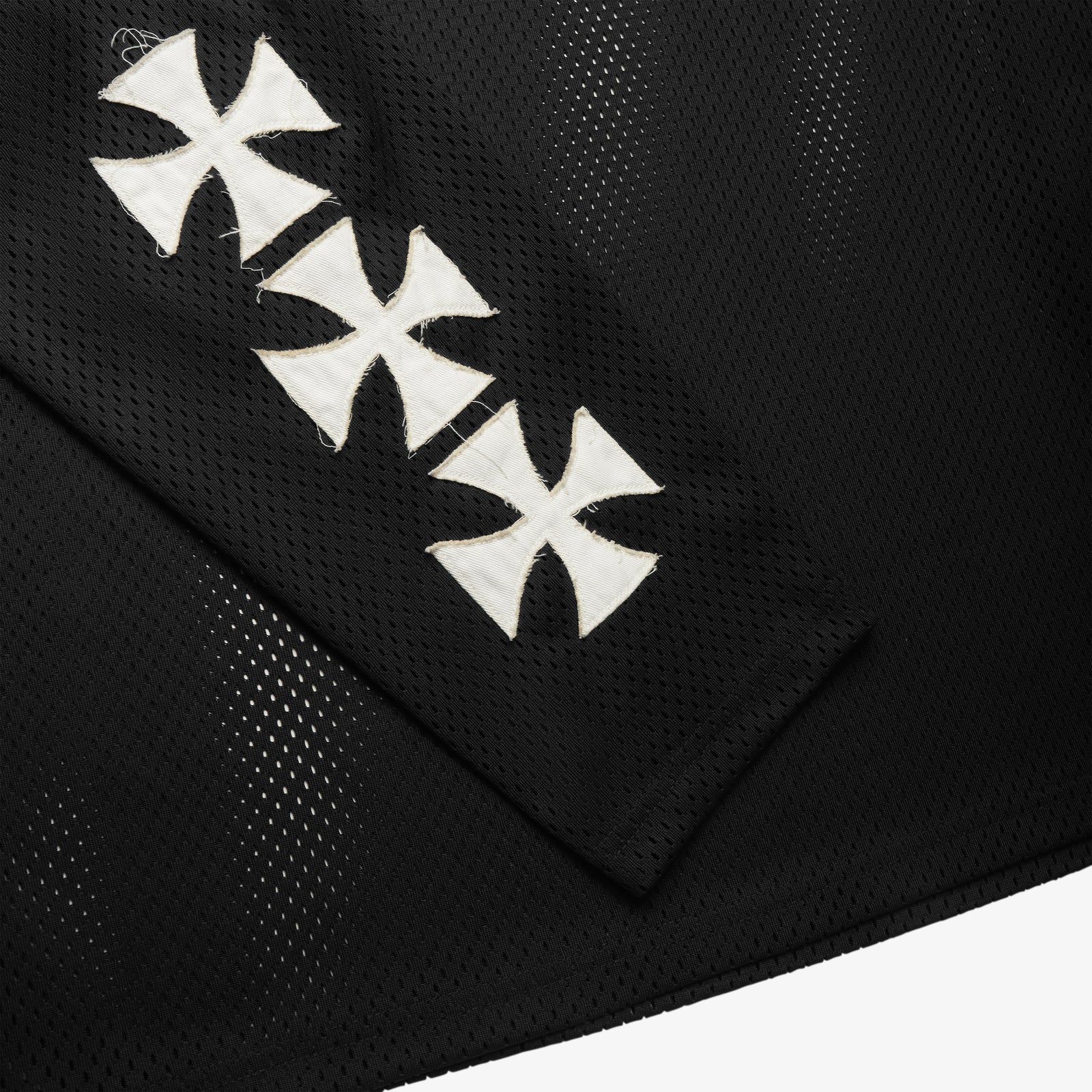 ASKYURSELF アスクユアセルフ CROSS CROPPED MESH JERSEY クロス CROSS CROPPED MESH JERSEY - ASKYURSELF