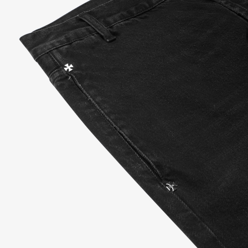CROSS PATCH BAGGY JEANS - ASKYURSELF