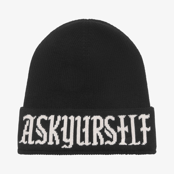 帽子 Askyurself Brushed Cross Logo Beanie ACCESORIES - CAPS, BEANIES, BRACELETS, HOMEWARE AND MORE – ASKYURSELF