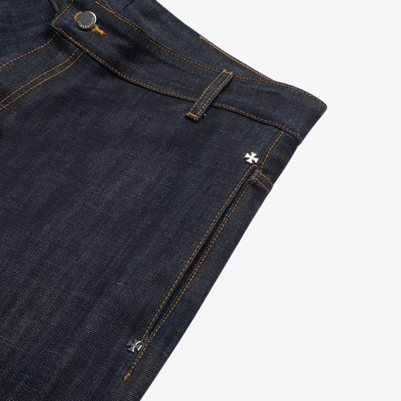 INDIGO DENIM BAGGY SHORTS - ASKYURSELF