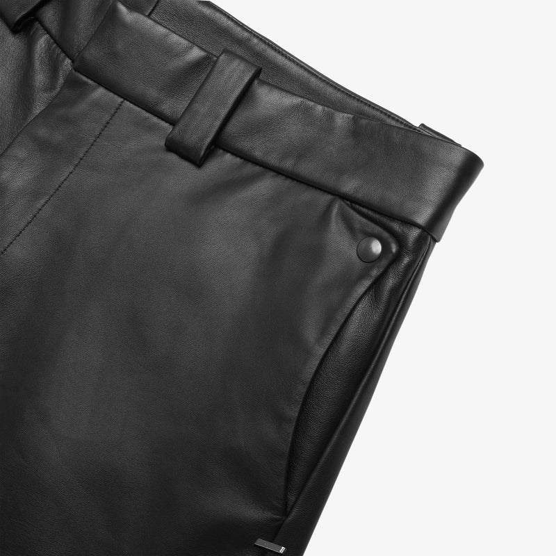 BAGGY LEATHER WORK SHORTS
