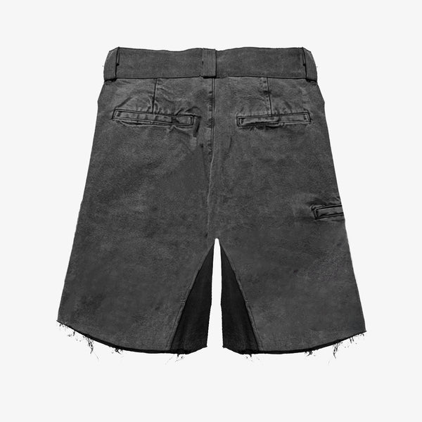 REWORKED CANVAS BAGGY WORK SHORTS