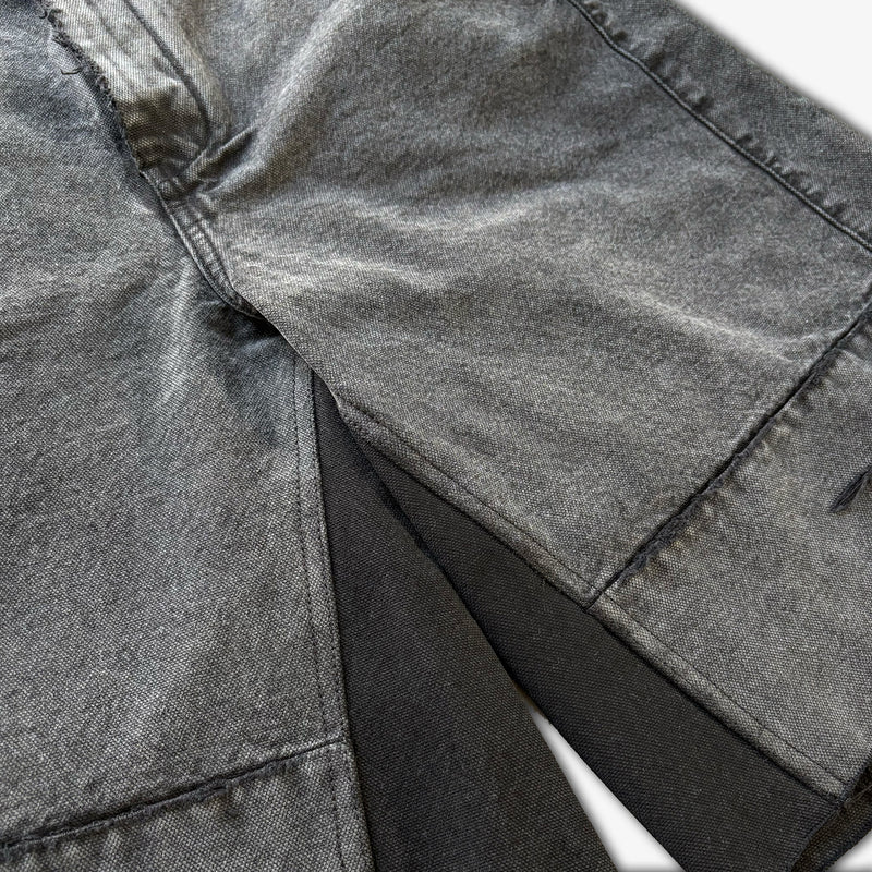 REWORKED CANVAS BAGGY WORK SHORTS