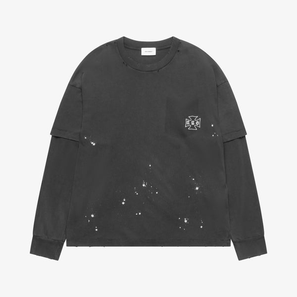STAINED POCKET LS - ASKYURSELF