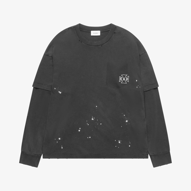 STAINED POCKET LS - ASKYURSELF