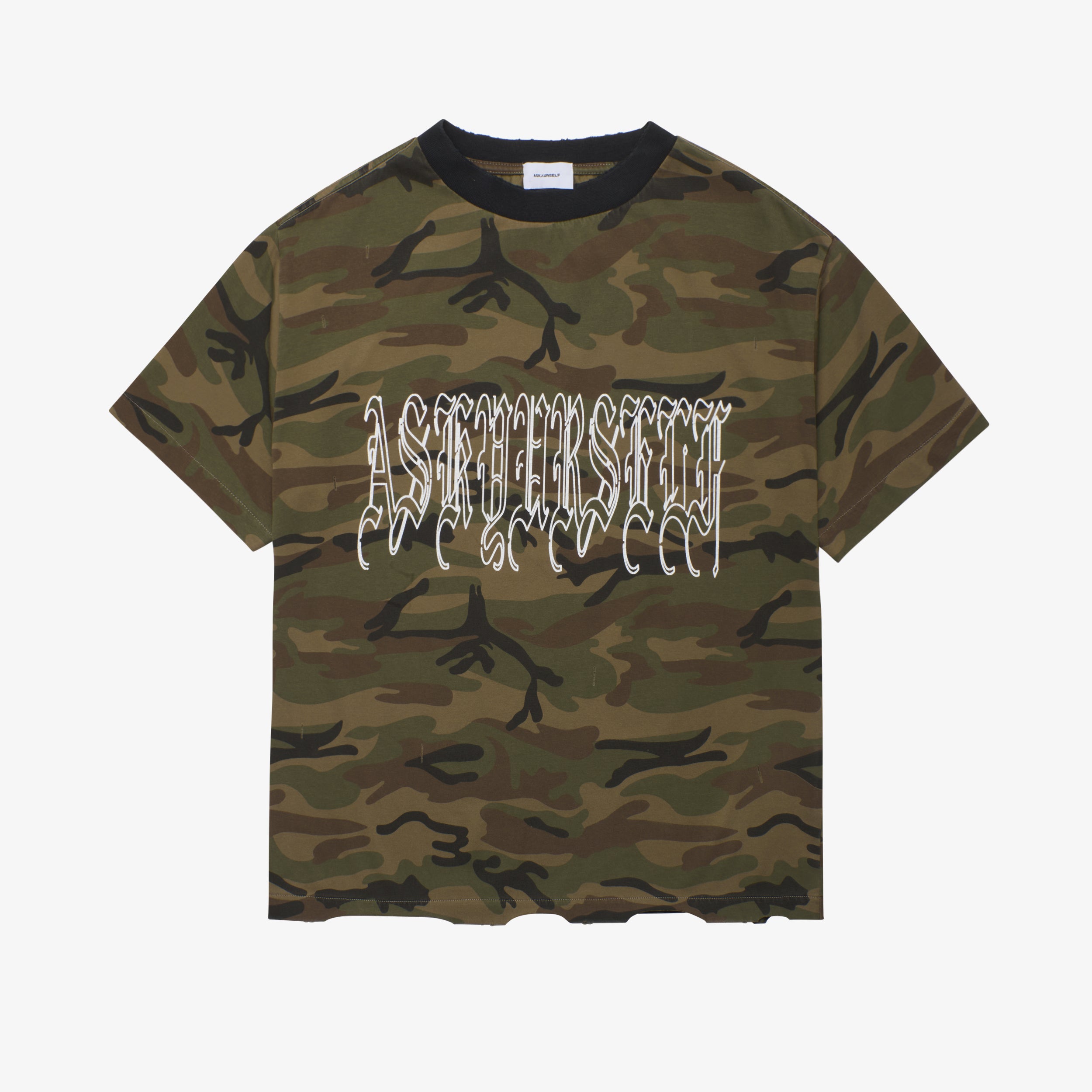 【ASKYURSELF】GOTH LOGO Tシャツ ユニセックス 2色 GOTH LOGO T - ASKYURSELF