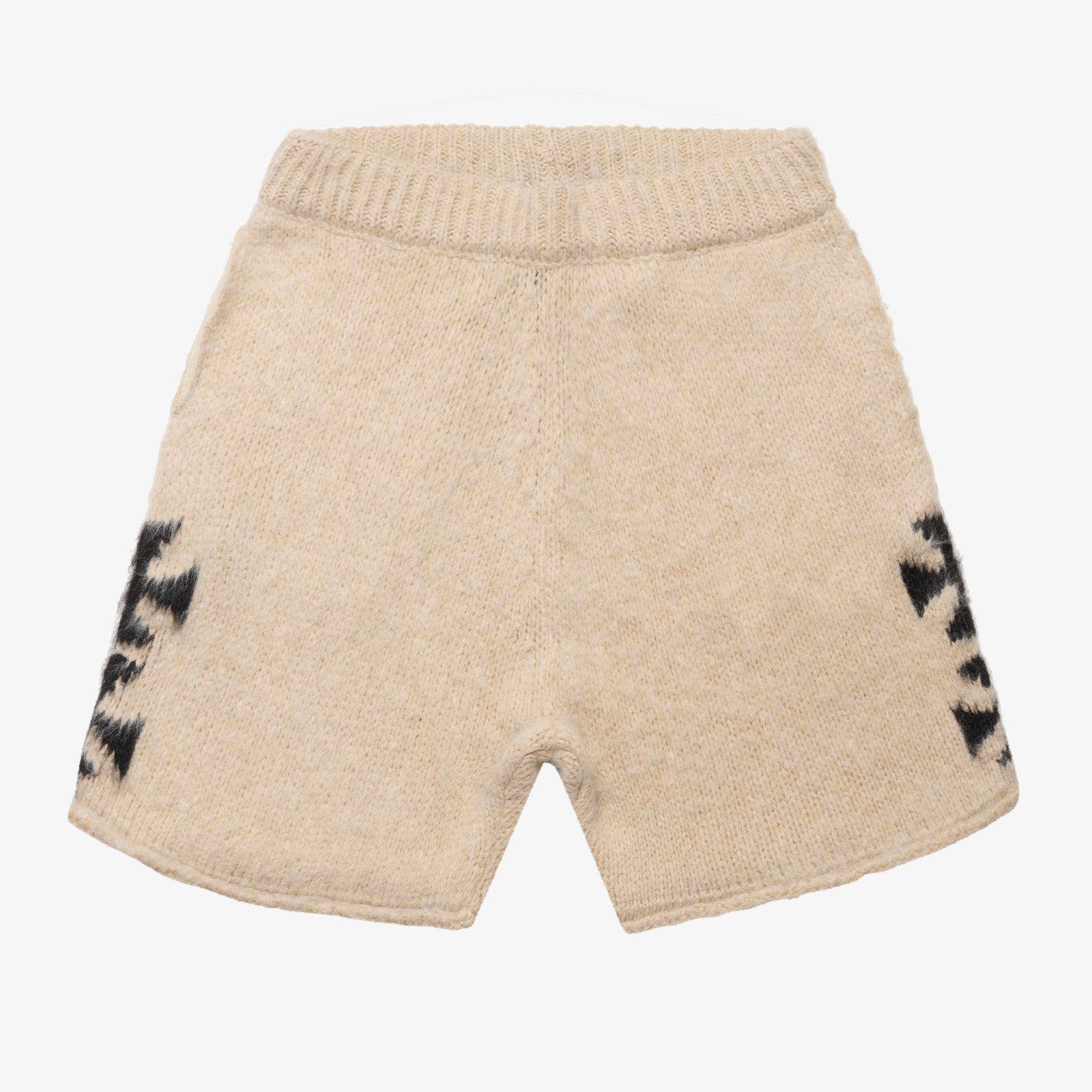 The BRUSHED CROSS KNIT SHORTS - ASKYURSELF