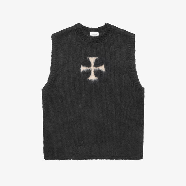 ASKYURSELF-_BRUSHED.CROSS.TANK