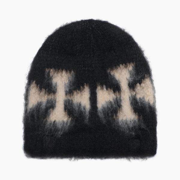 BRUSHED CROSS BEANIE