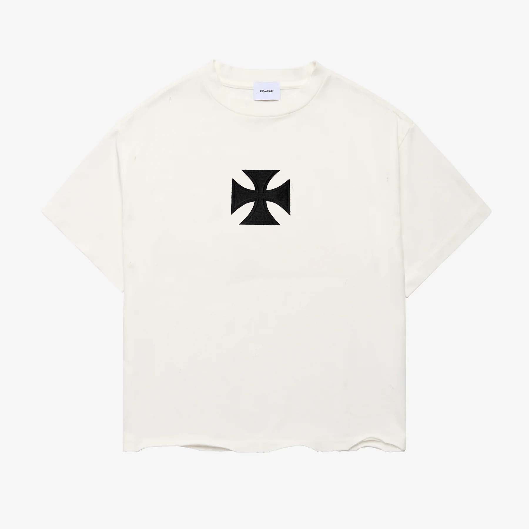 ASKYURSELF アスクユアセルフ CROSS LOGO VINTAGE ロンT Askyurself Raw Cross Logo Vintage LS - LABELS