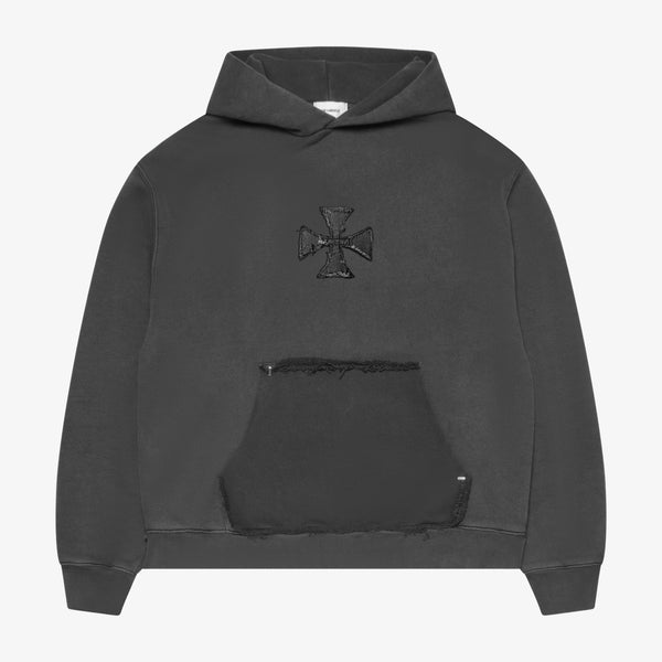 CROSS PATCH VINTAGE HOODIE - ASKYURSELF