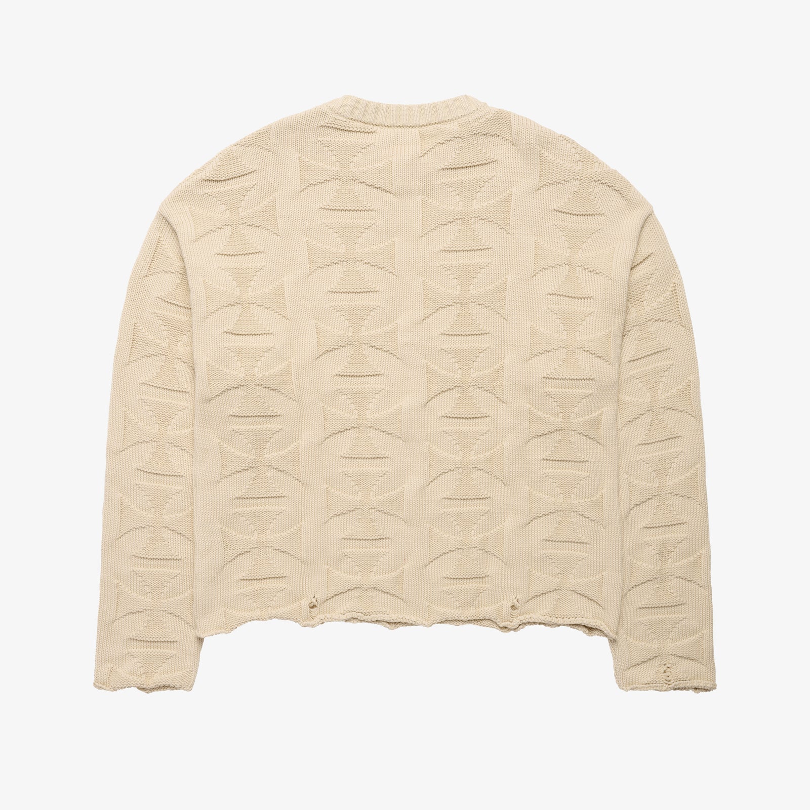 RAW MONO CROSS KNIT - ASKYURSELF