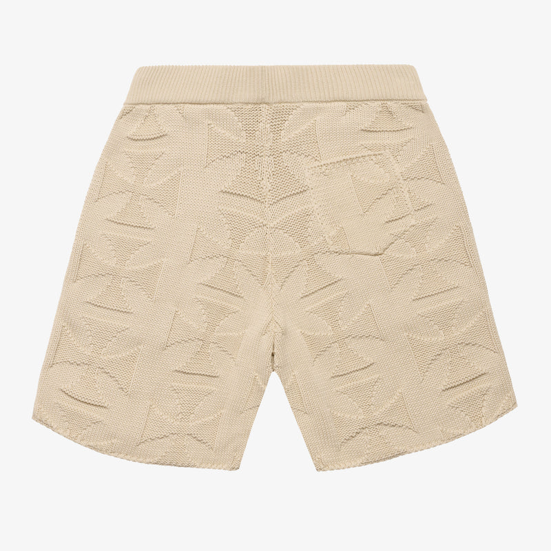 MONO CROSS KNIT SHORTS