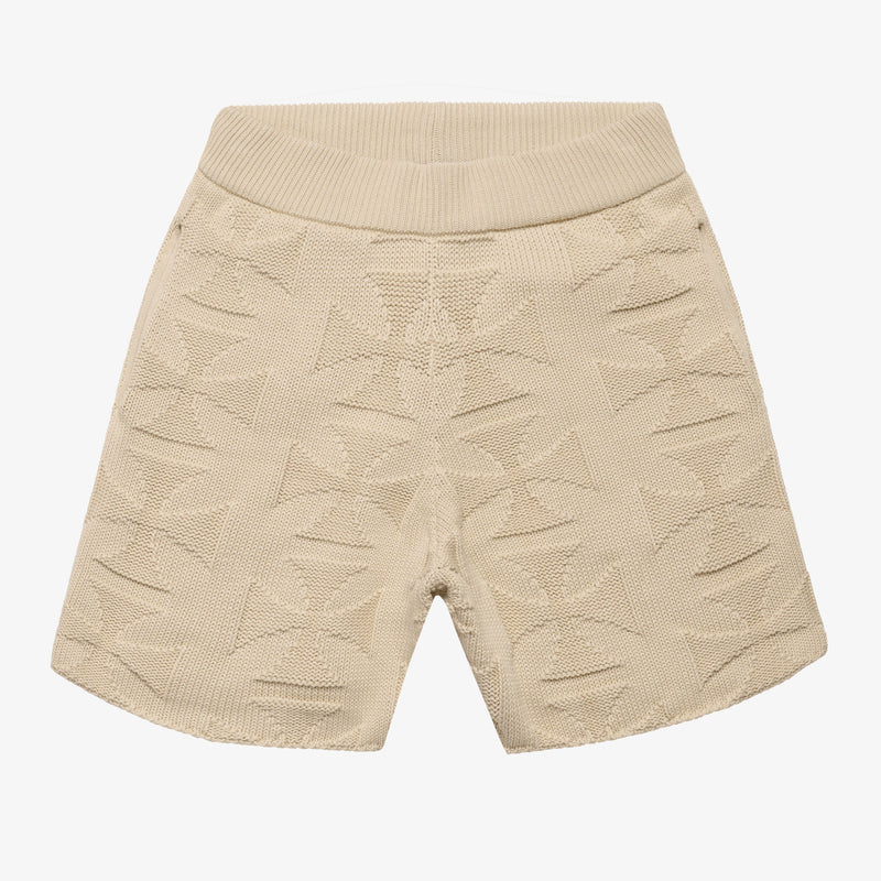 MONO CROSS KNIT SHORTS