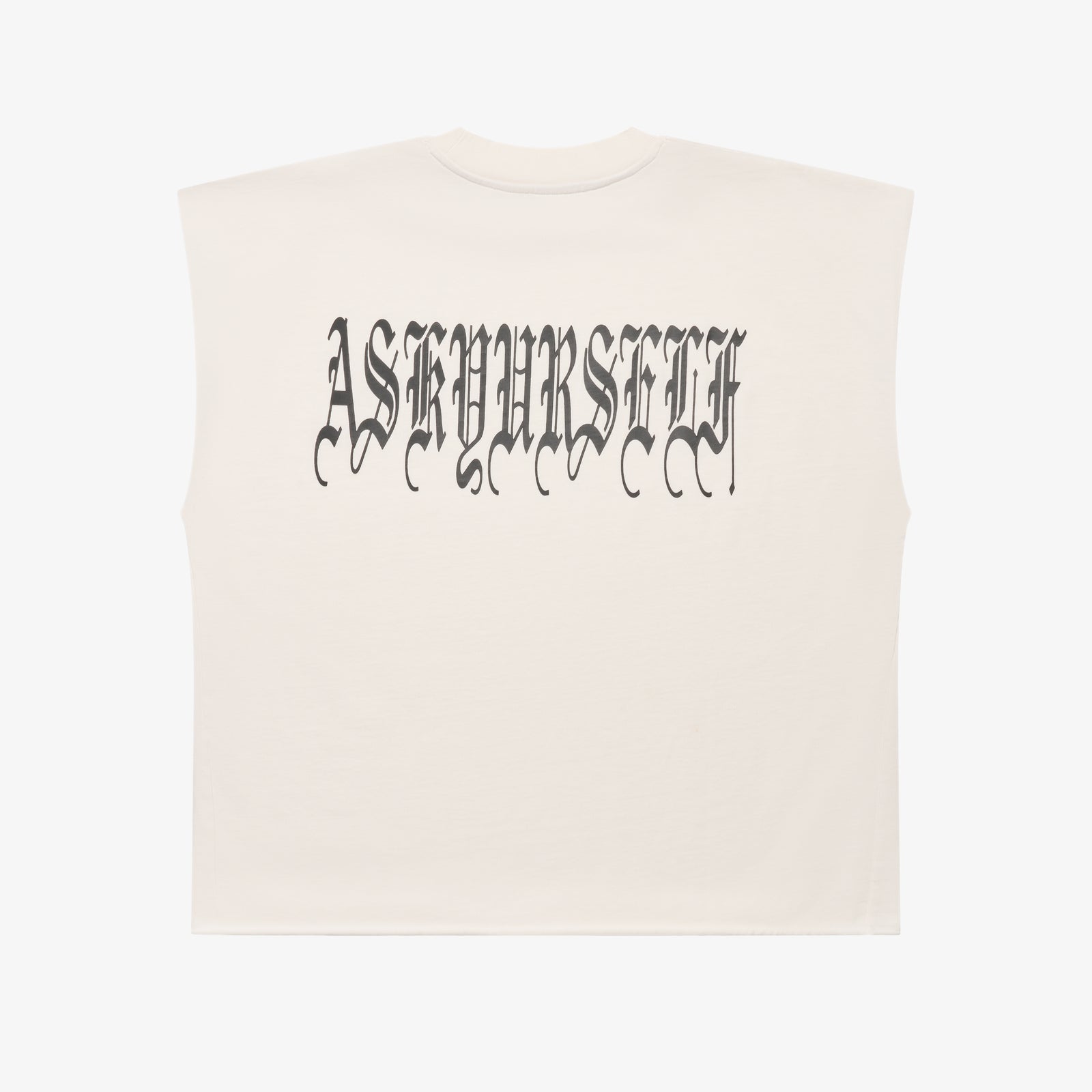 RAW SLEEVELESS TANK - ASKYURSELF