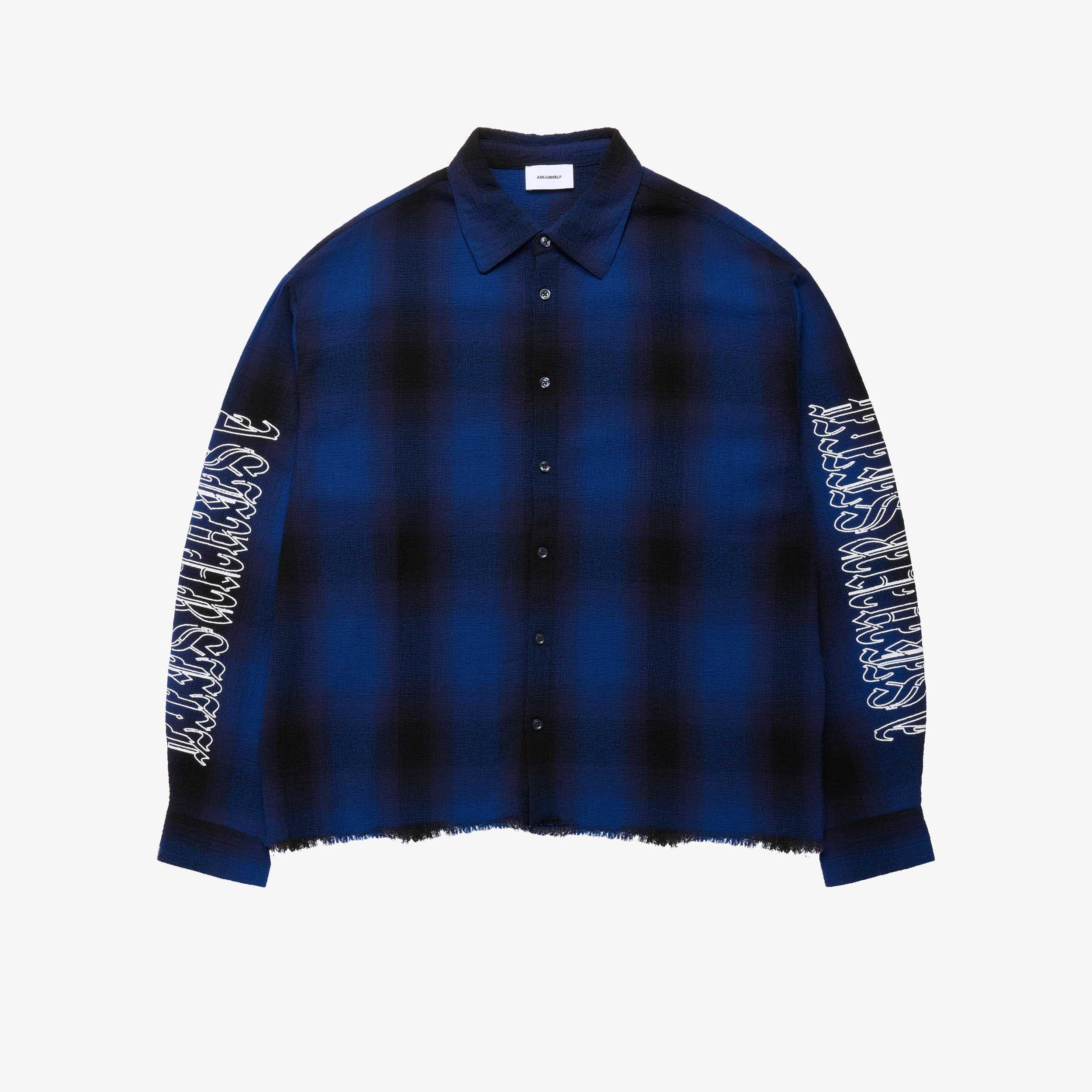 ASKYURSELF★クロスロゴ ヴィンテージ LS ASKYURSELF cross logo vintage tee black | Luce | ルーチェ