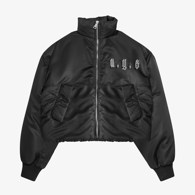 CROPPED AYS PUFFER BOMBER JACKET