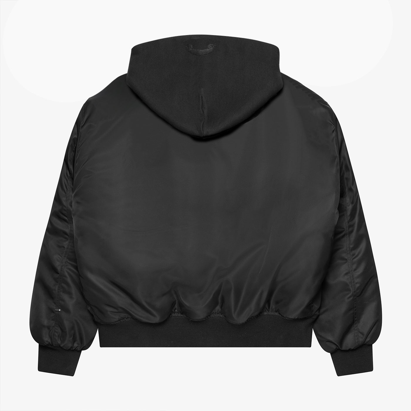 HOODED BOMBER JACKET