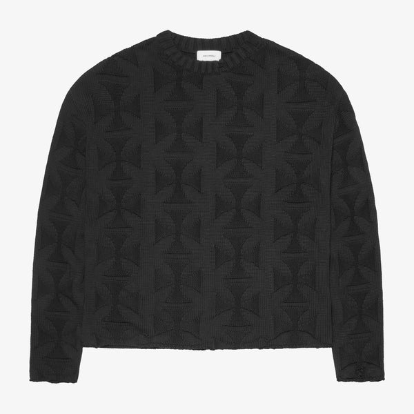 送料関税込☆【ASKYURSELF】MONO CROSS KNIT SET RAW MONO CROSS KNIT - ASKYURSELF