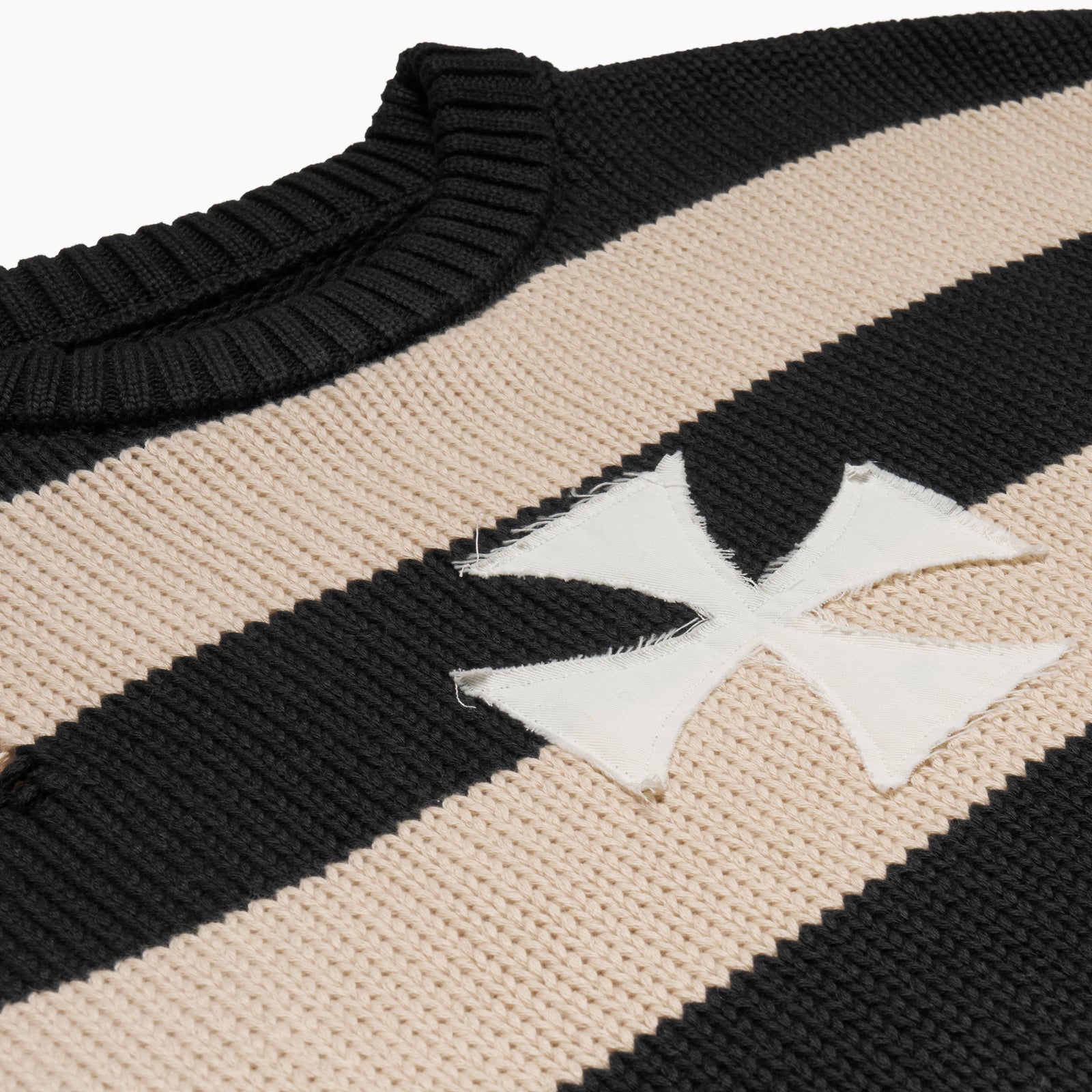 ASKYURSELF アスクユアセルフ STRIPED SOCCER KNIT JERSEY SS STRIPED SOCCER KNIT JERSEY SS - ASKYURSELF