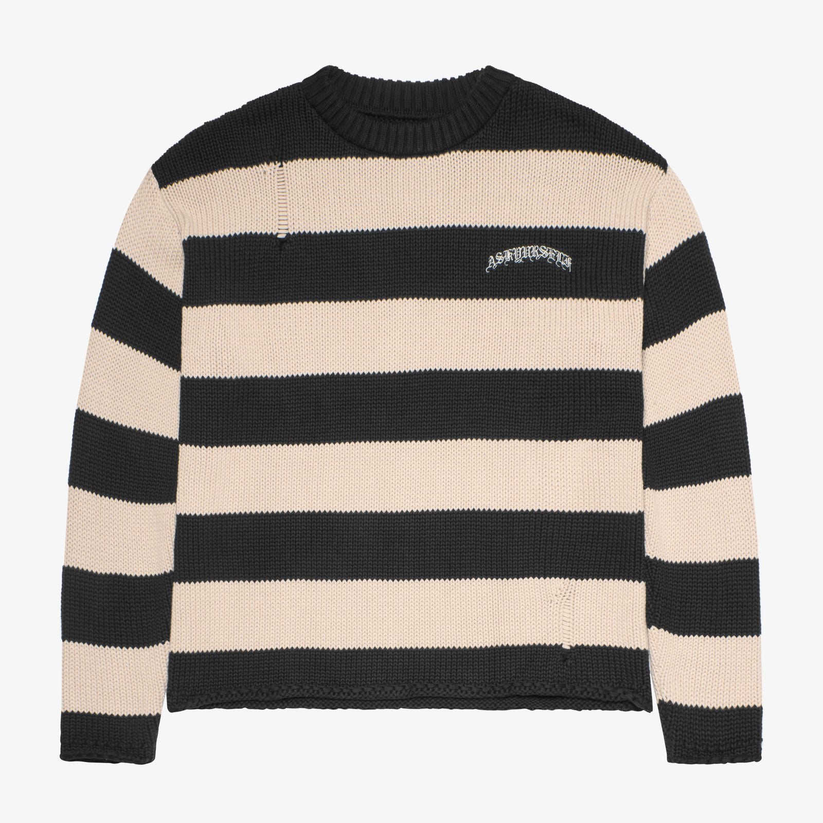 STRIPED OE KNIT - ASKYURSELF STRIPED OE KNIT - ASKYURSELF