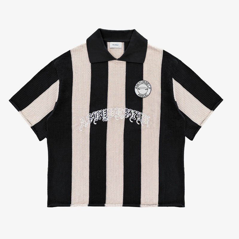STRIPED SOCCER KNIT JERSEY SS