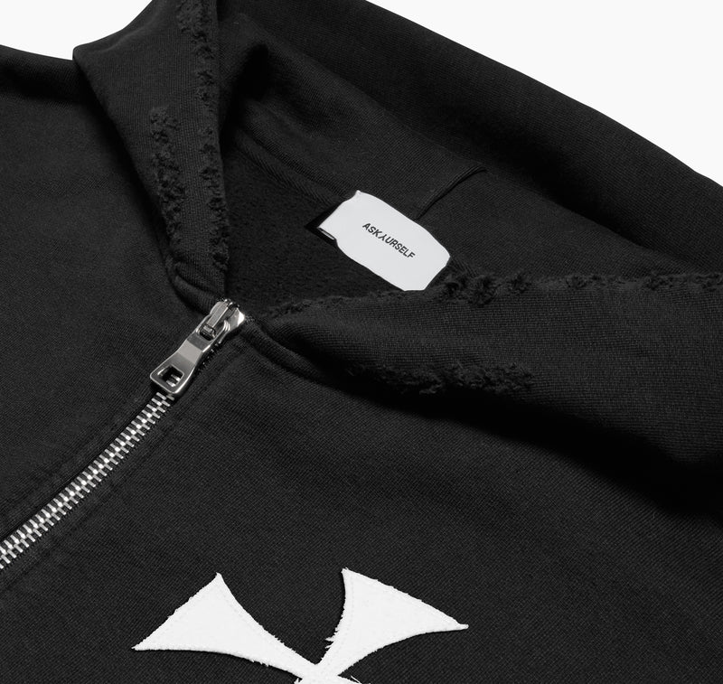 CROSS PATCH ZIP HOODIE V2