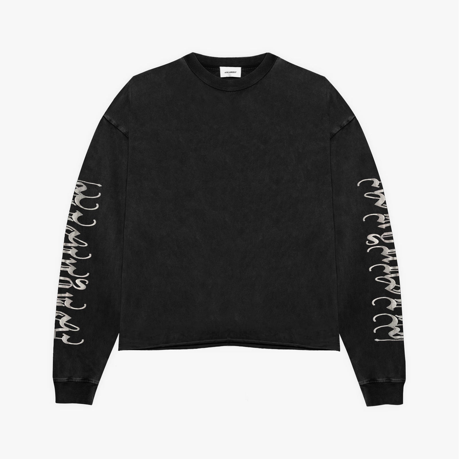 トップス ASKYURSELF PROMISE TOUR LS Tee M ASKYURSELF-promise-LS-black-